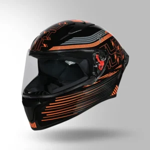 STUDDS THUNDER (D11) DECOR BLACK ORANGE