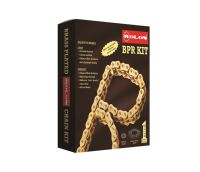 Brass Chain and Sprocket kit for APACHE 200 4V - KIT HPORC 332